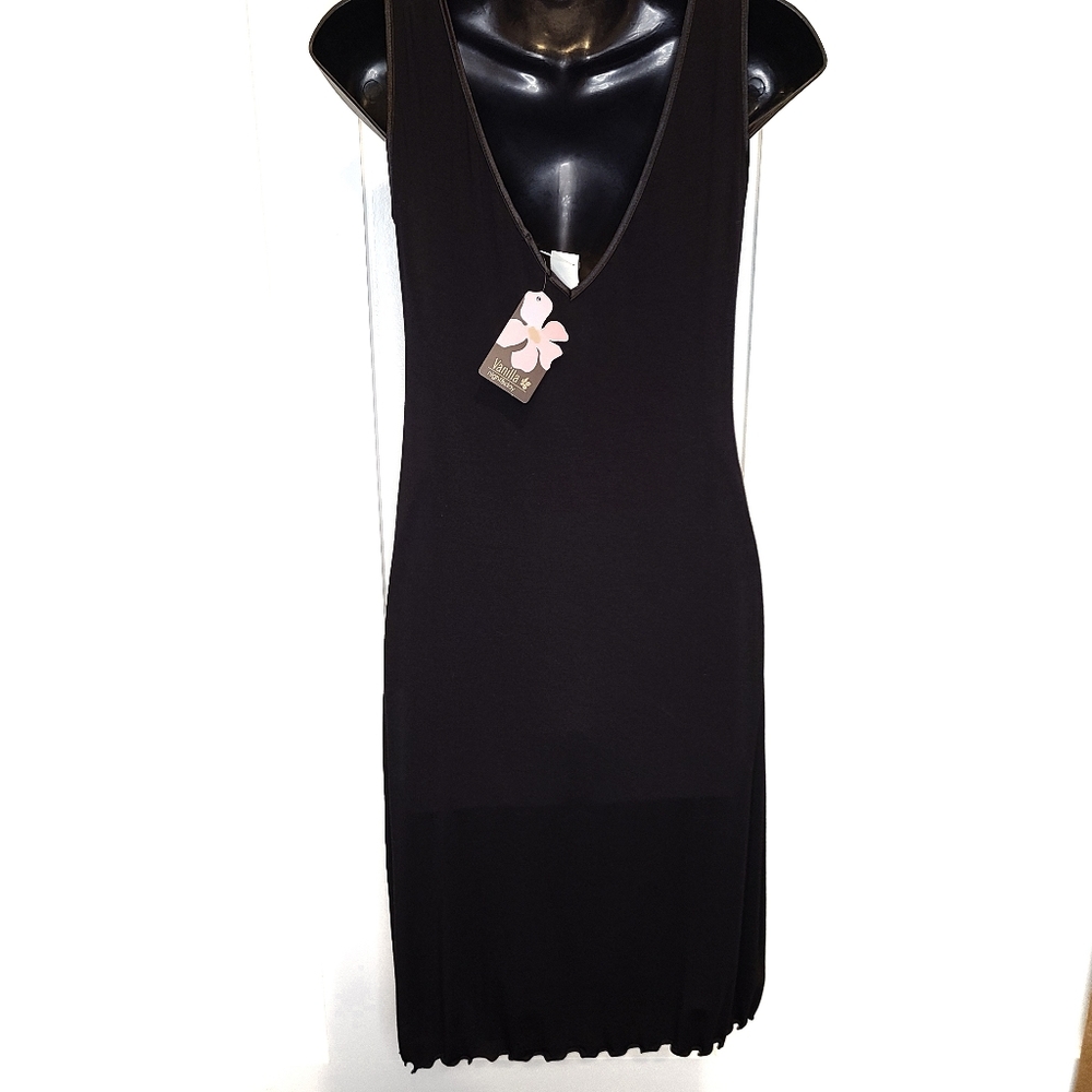 NWT Vanilla Night & Day Modal Lace Trim Chemise - Picture 4 of 4